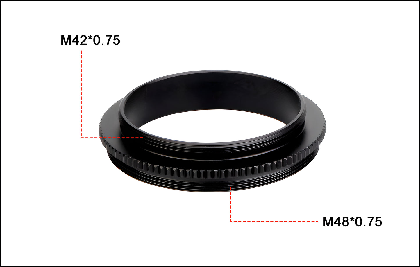 Adaptador de Telescopio Svbony SV130 Negro - M48 a M42