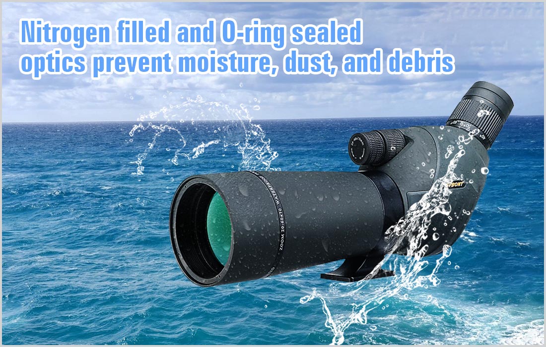 Longue-Vue SV411 med kraftig zoom fra 20X til 60X - tilgjengelig i 70mm og 80mm