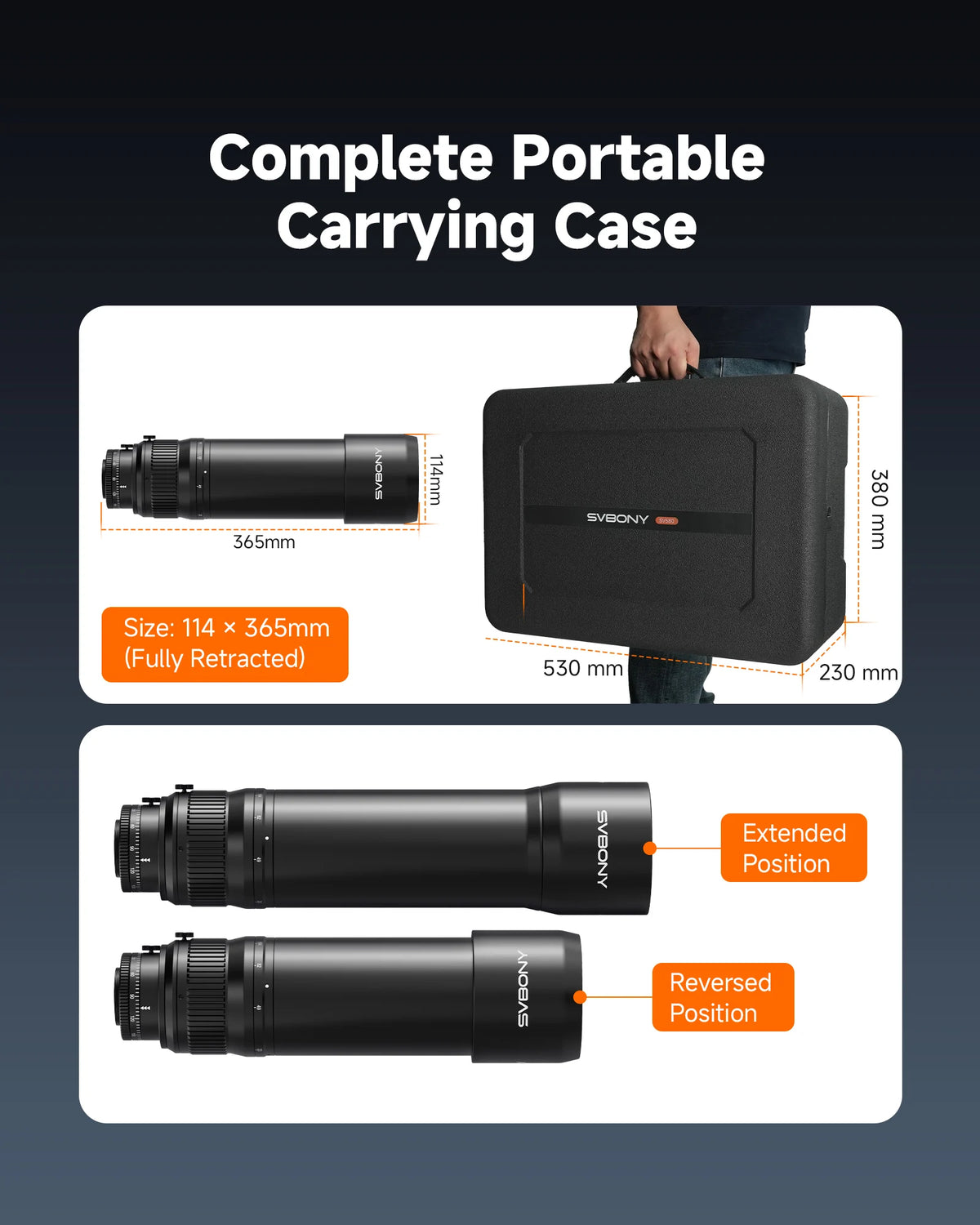SVBONY SV580 — Lunette astrographe Petzval APO 80/360 f/4,5