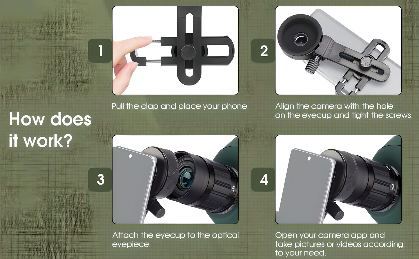 SV218 Universal Mount Adapter for Mobile Phone