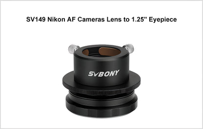 Adaptateur Nikon AF vers Oculaire 1,25 Pouces - SVBONY
