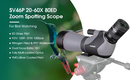 Telescoop van Observatie SV46P 20-60x80 ED - SVBONY