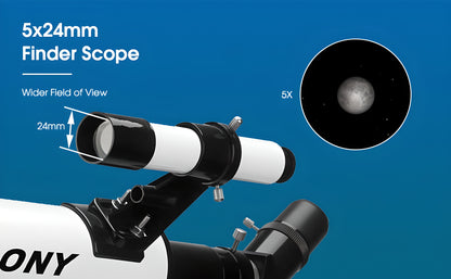 Télescope Réfracteur 60mm/400mm pour l'Astronomie - SVBony