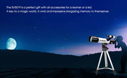Télescope Réfracteur 60mm/400mm pour l'Astronomie - SVBony
