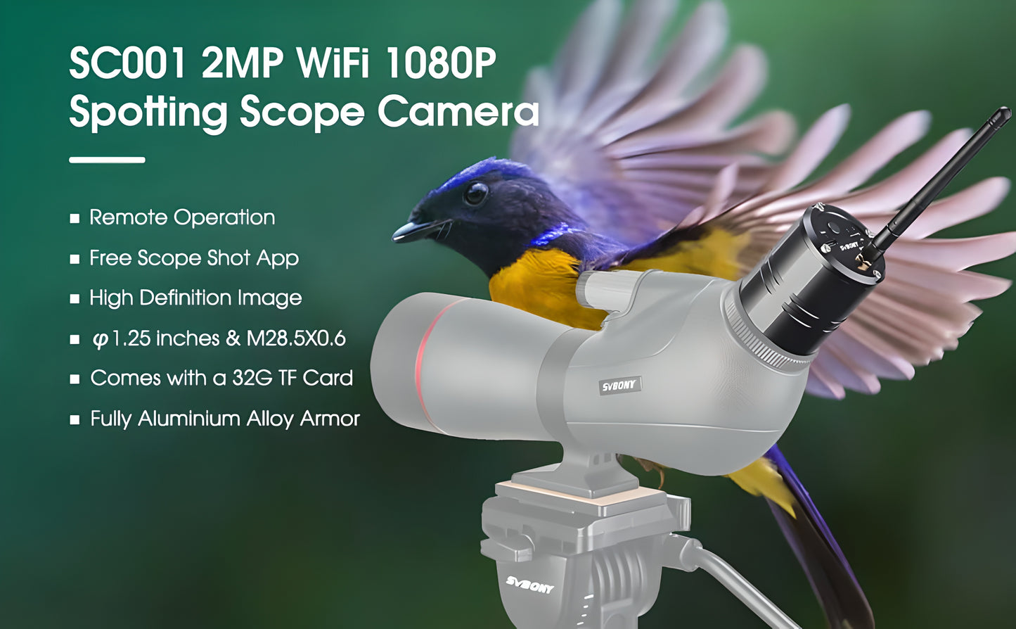 Caméra Wifi Full HD pour l'astronomie - SVBONY