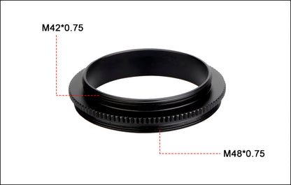 Adaptador de Telescopio Svbony SV130 Negro - M48 a M42