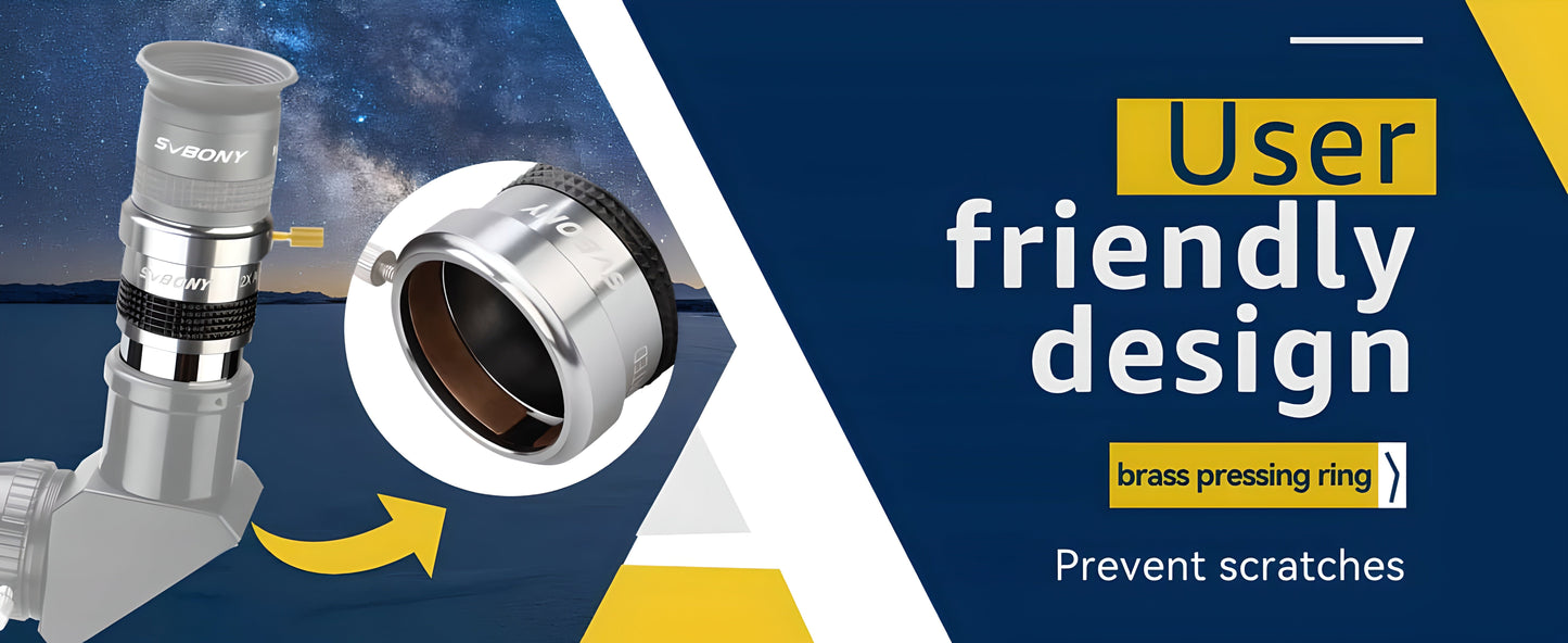 SV137 Lente Barlow 2x/3x 1,25 pulgadas FMC - Accesorio de telescopio