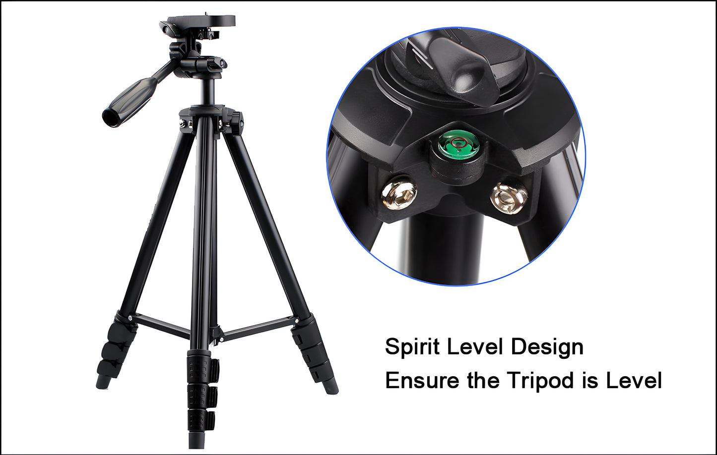 Treppiede Portatile in alluminio SVBONY SV101 - Regolabile a 360°