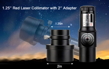 SVBONY SV121 Collimador Laser Vermelho 1,25'' para Newtonianos e SCT