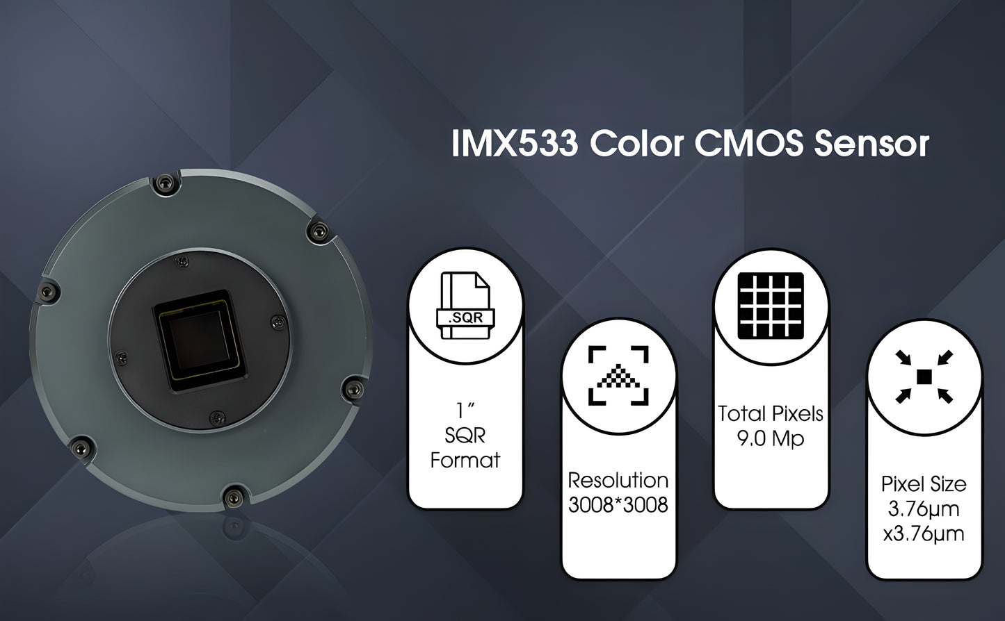 Cámara Astronómica de Color de 1" SV605CC con Refrigeración TEC - SVBONY