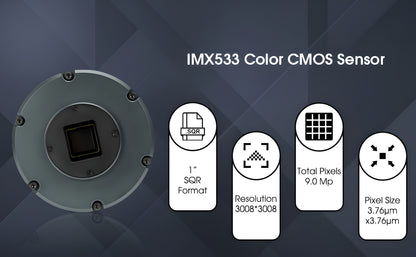 Cámara Astronómica de Color de 1" SV605CC con Refrigeración TEC - SVBONY