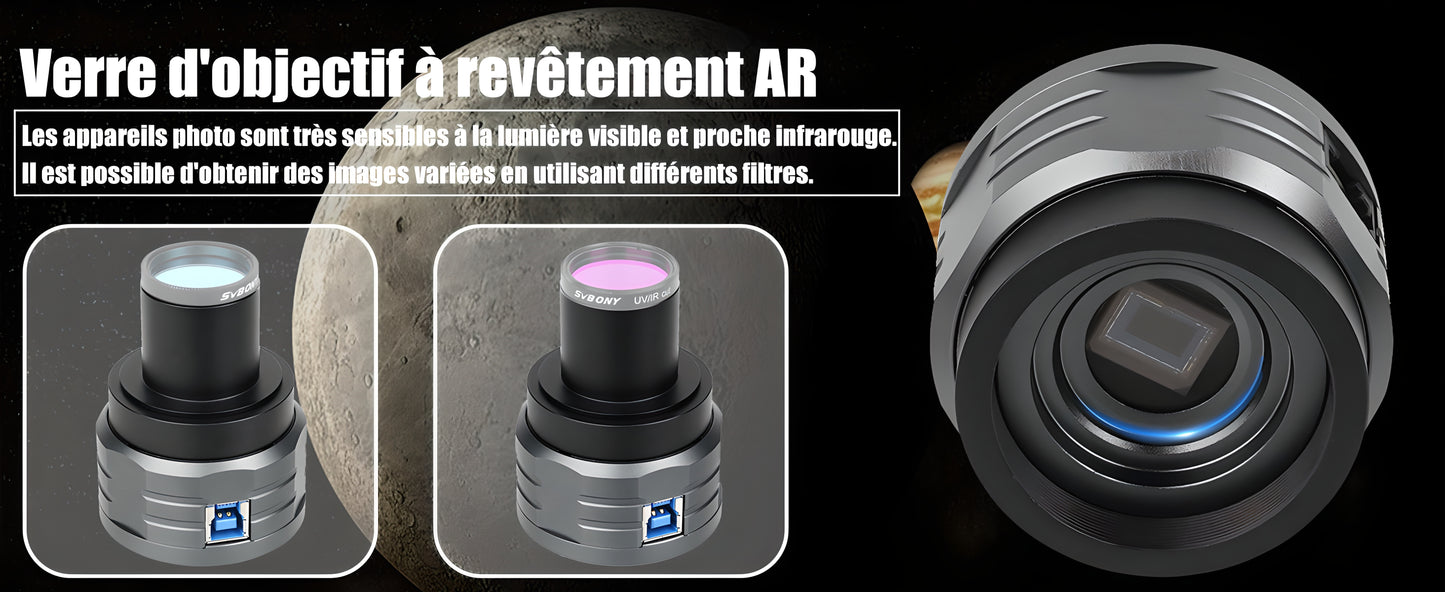 SV505C Farbkamera mit CMOS-Sensor IMX464 und HCG-Rauschunterdrückung