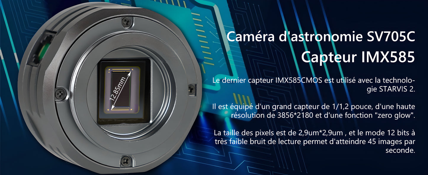SVBONY SV705C Planetary Camera with IMX585 CMOS Sensor