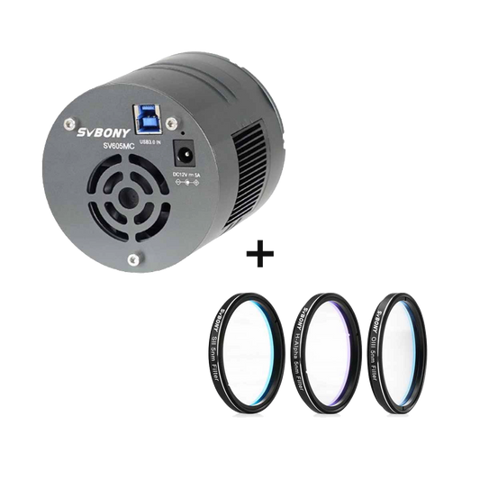 Set de Filtres SHO 5nm 2" SII H-Alpha OIII pour Imagerie Ciel Profond - SVBONY