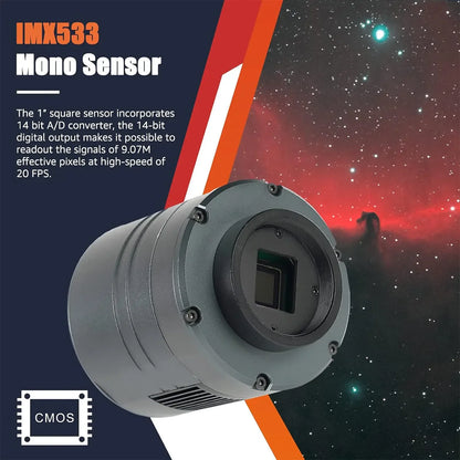 Set de Filtres SHO 5nm 2" SII H-Alpha OIII pour Imagerie Ciel Profond - SVBONY