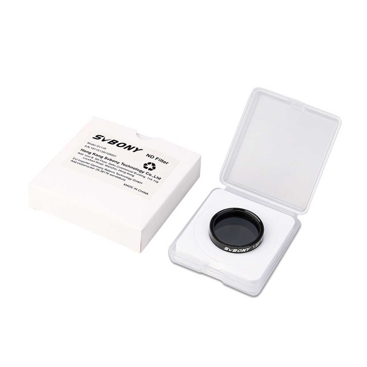 Filtre lunaire neutre SV139 ND3,0 1,25 pouce, transmission 0,1 % – SVBONY
