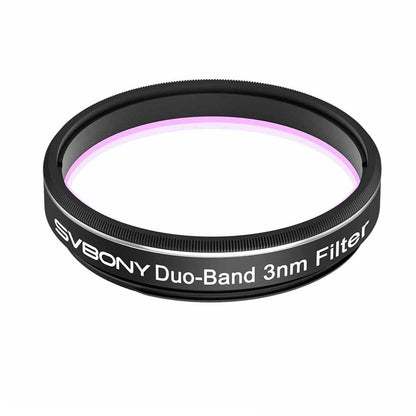 Filtre Duo-Bande H-Alpha & OIII 3nm pour l’Astrophotographie - SVBONY