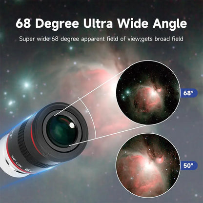 Oculaires Ultra Grand Angle 68° - 6mm, 9mm, 15mm, 20mm - SVBONY
