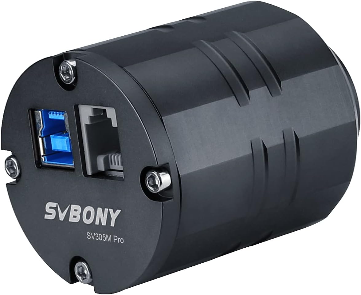 SV305M Monokroma Planetaarikamera CMOS IMX290 -sensoreilla ja ST4-ohjauksella
