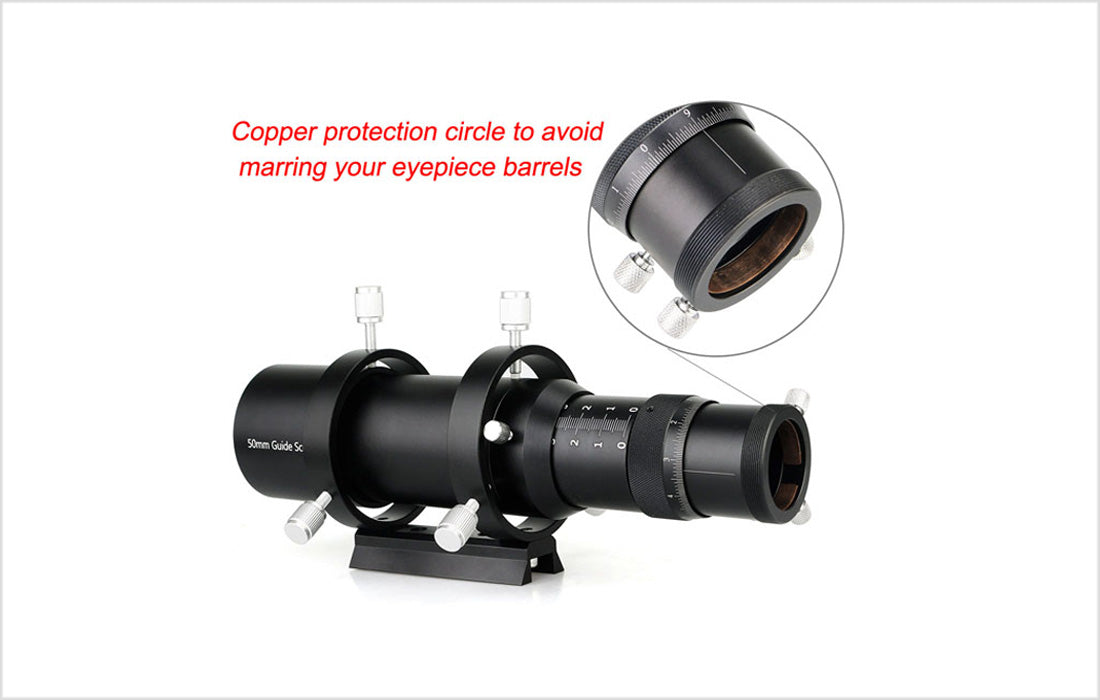 Guide Scope 50mm avec Focuser Hélicoïdal pour Télescope - SVBONY