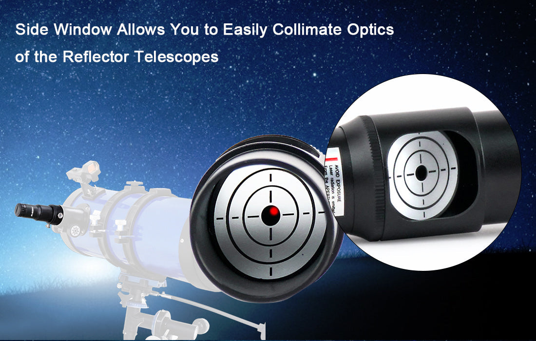 Collimateur Laser Rouge SVBONY SV121 1.25'' pour Télescopes Newtoniens et SCT