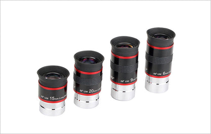 Set d'Oculaires Ultra Grand Angle 68° 1.25'' (6mm/9mm/15mm/20mm) - SVBONY