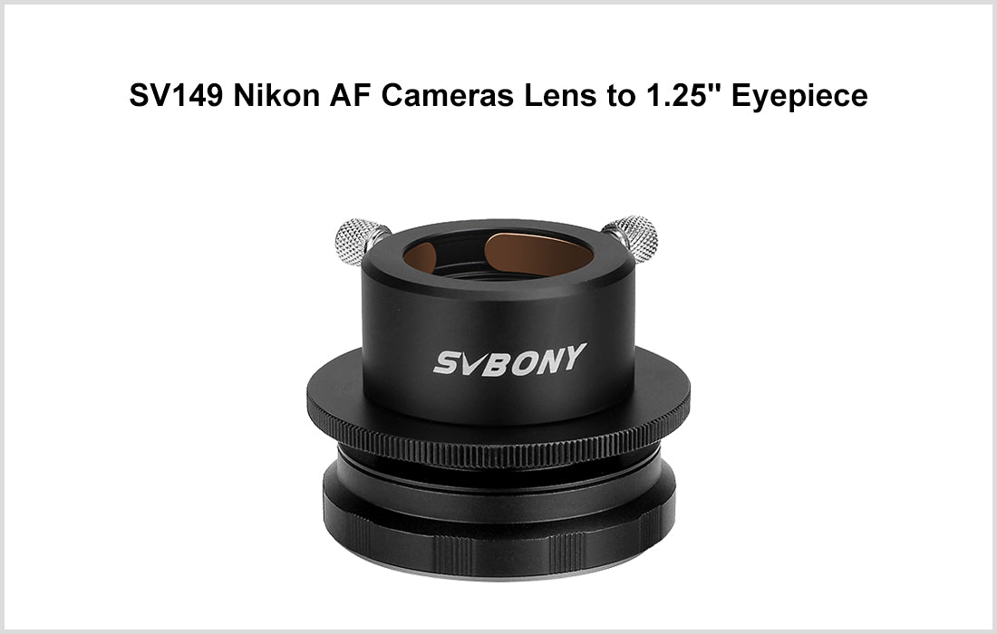 Adaptateur SV149 d'objectif Nikon AF à oculaire de 1,25 pouces - SVBONY