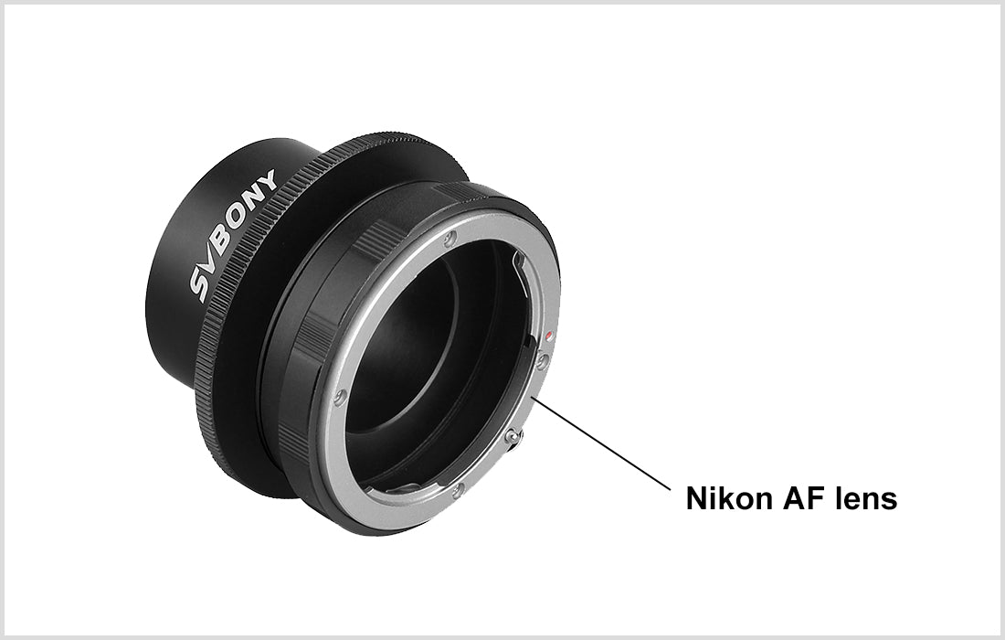 Adaptateur SV149 d'objectif Nikon AF à oculaire de 1,25 pouces - SVBONY