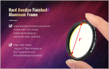 SV132 H-Beta 25nm Schmalbandfilter für visuelle Nebelbeobachtung