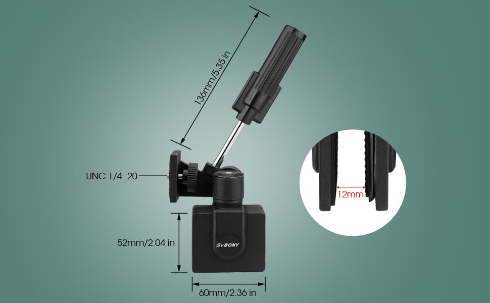 Support de Fenêtre Véhicule SV126 pour Monoculaire et Jumelles - SVBONY