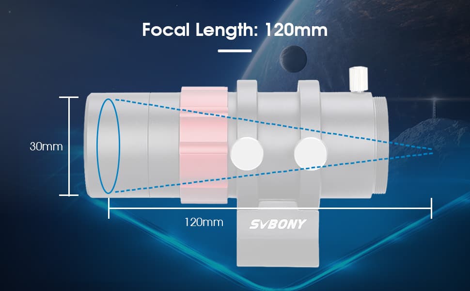 SV165 Mini Guider Scope 30mm F4 - SVBONY