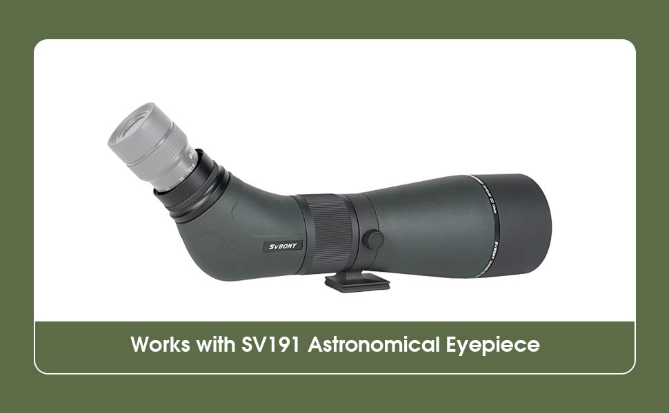 Longue-Vue SVBONY SA405 20-60x85 ED avec Système Optique de Haute Qualité