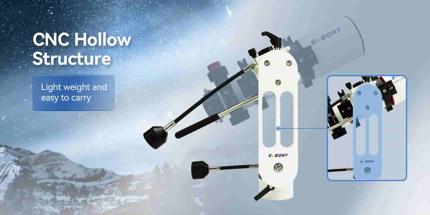 Support Télescope Alt-Azimuth SV225 à Angle Ajustable pour Astronomie Visuelle - SVBONY