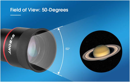 Oculaire Plossl Super Wide Angle 1.25 pouces - SVBONY