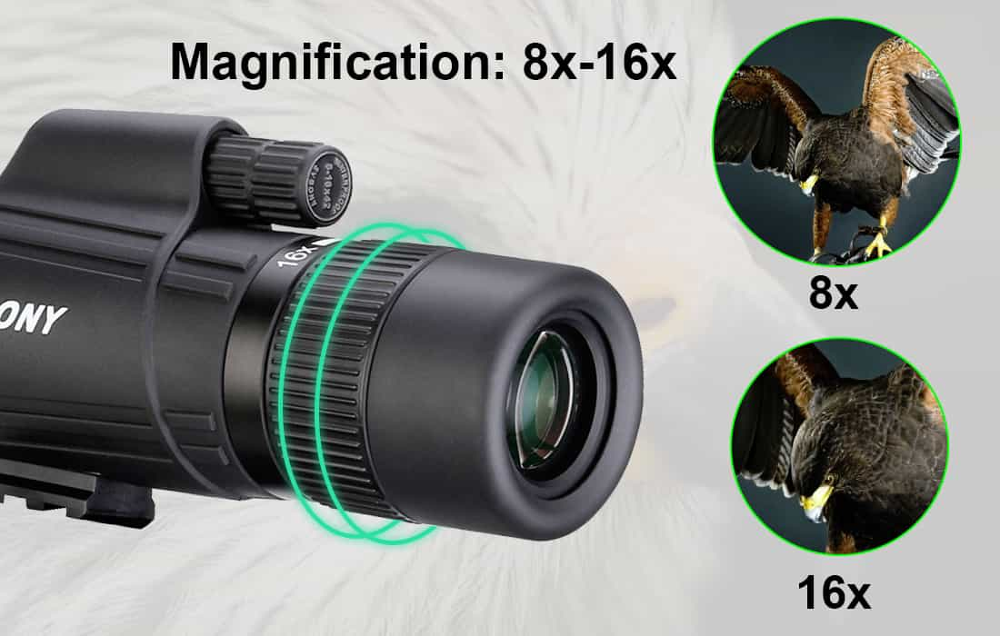 Monoculaire Zoom 8-16x42mm SVBONY SV302