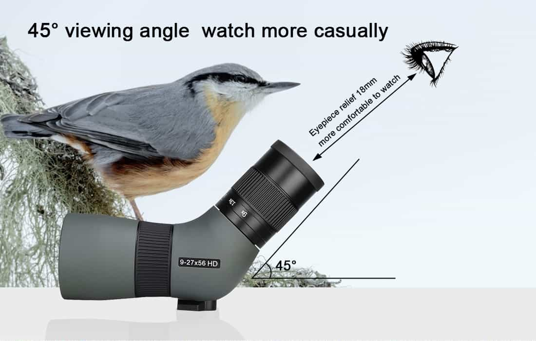 Svbony SV410 9-27x56 ED Mini Spotting Scope