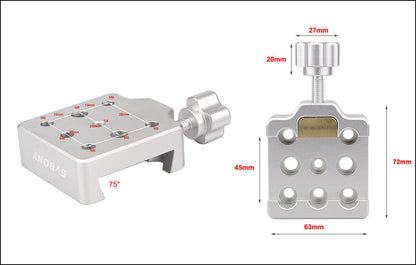 Support Dovetail de Taille Moyenne avec Vis en Laiton - SVBONY