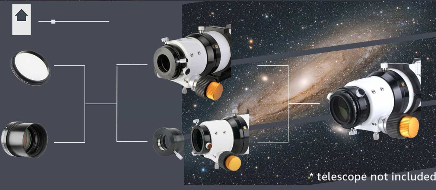 Réducteur de Focale 0.8X 2" SV193 pour Télescopes SV503 ED - SVBONY