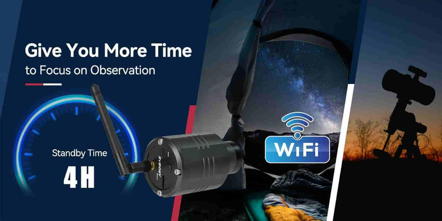 SC311 WIFI Astronomische Kamera / IMX662 / EAA