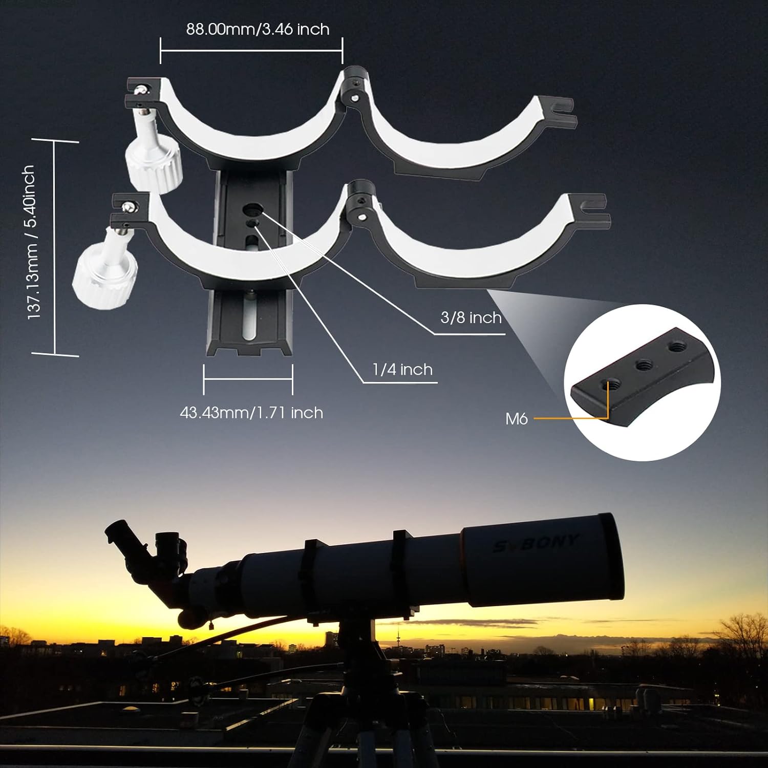 SVBONY SV503 APO Doublet Réfracteur OTA 102mm F7 ED - Astronomy Store