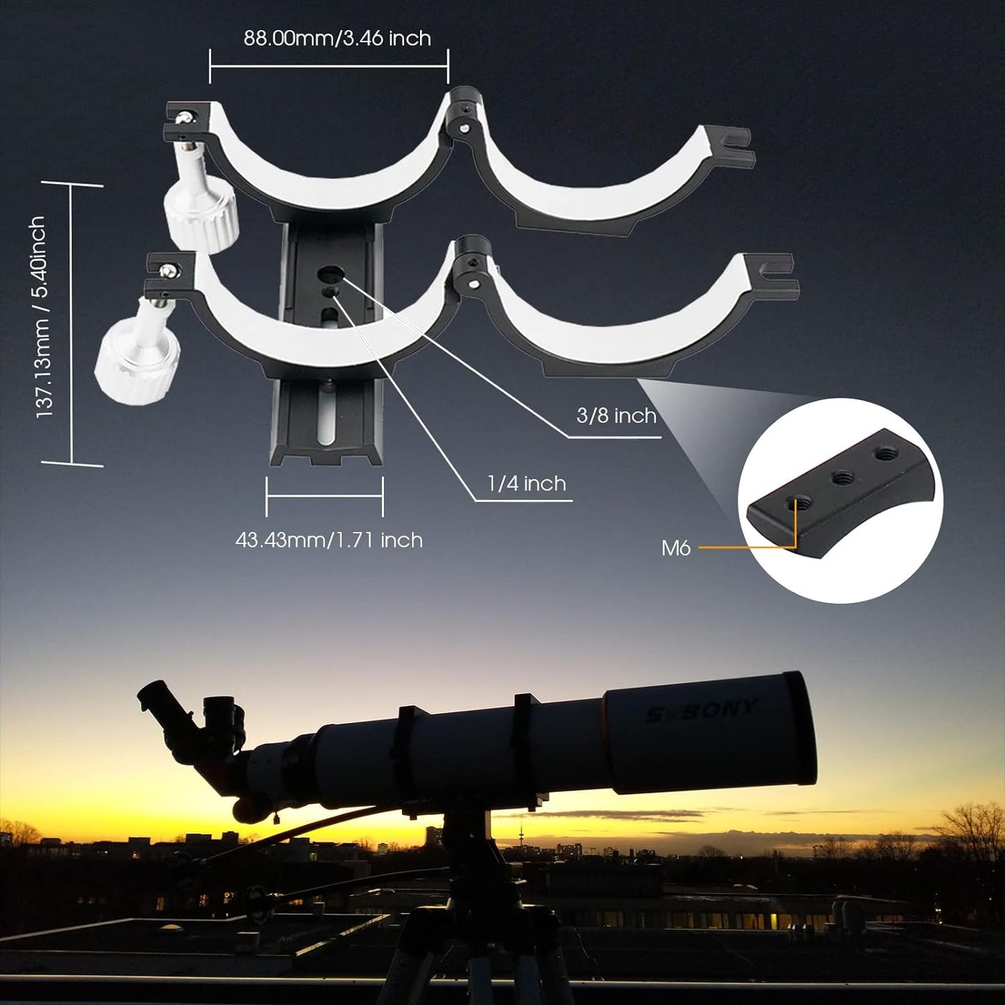 SVBONY SV503 APO Doublet Réfracteur OTA 102mm F7 ED - Astronomy Store