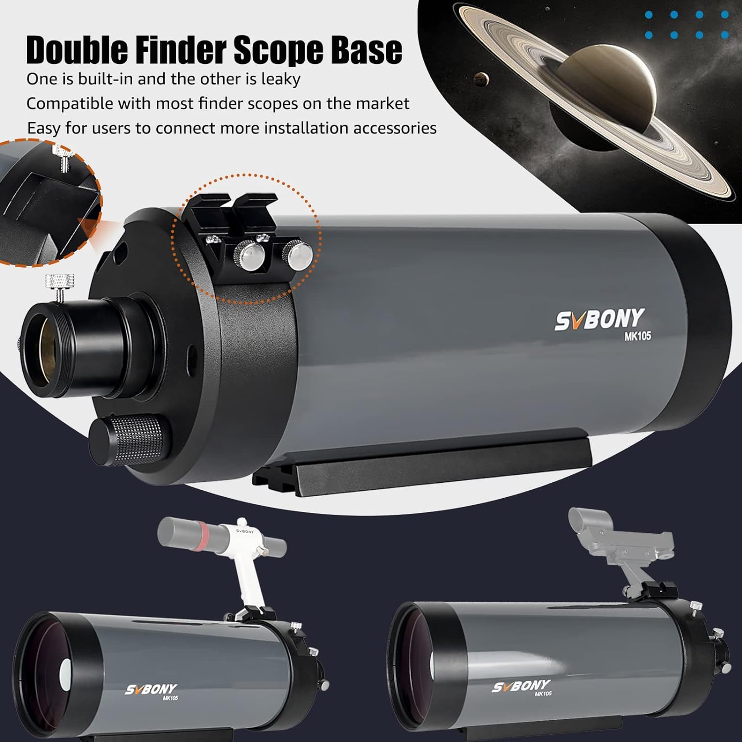 Télescope Maksutov-Cassegrain MK105 SVBony - Astronomy Store