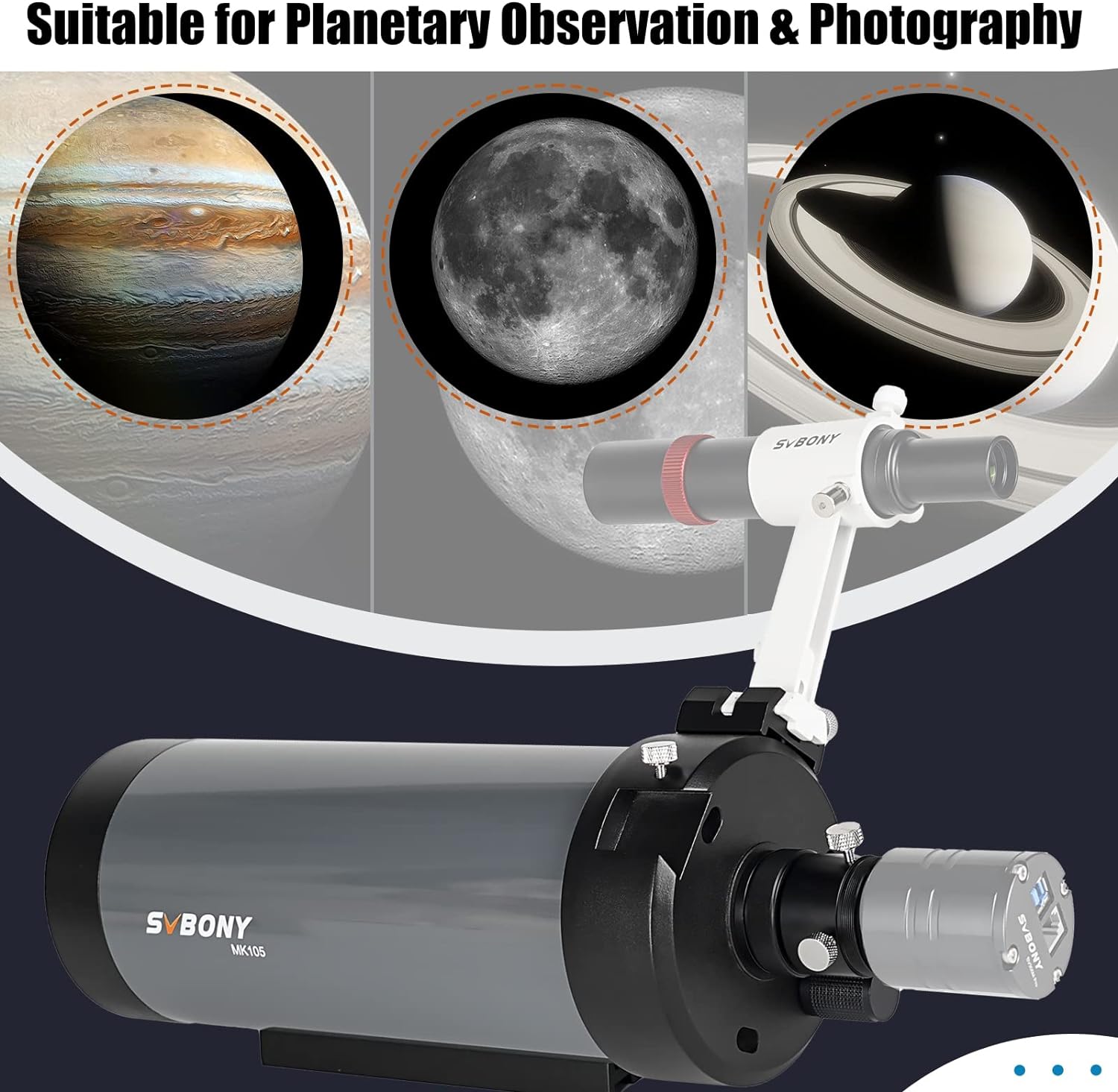 Télescope Maksutov-Cassegrain MK105 SVBony - Astronomy Store