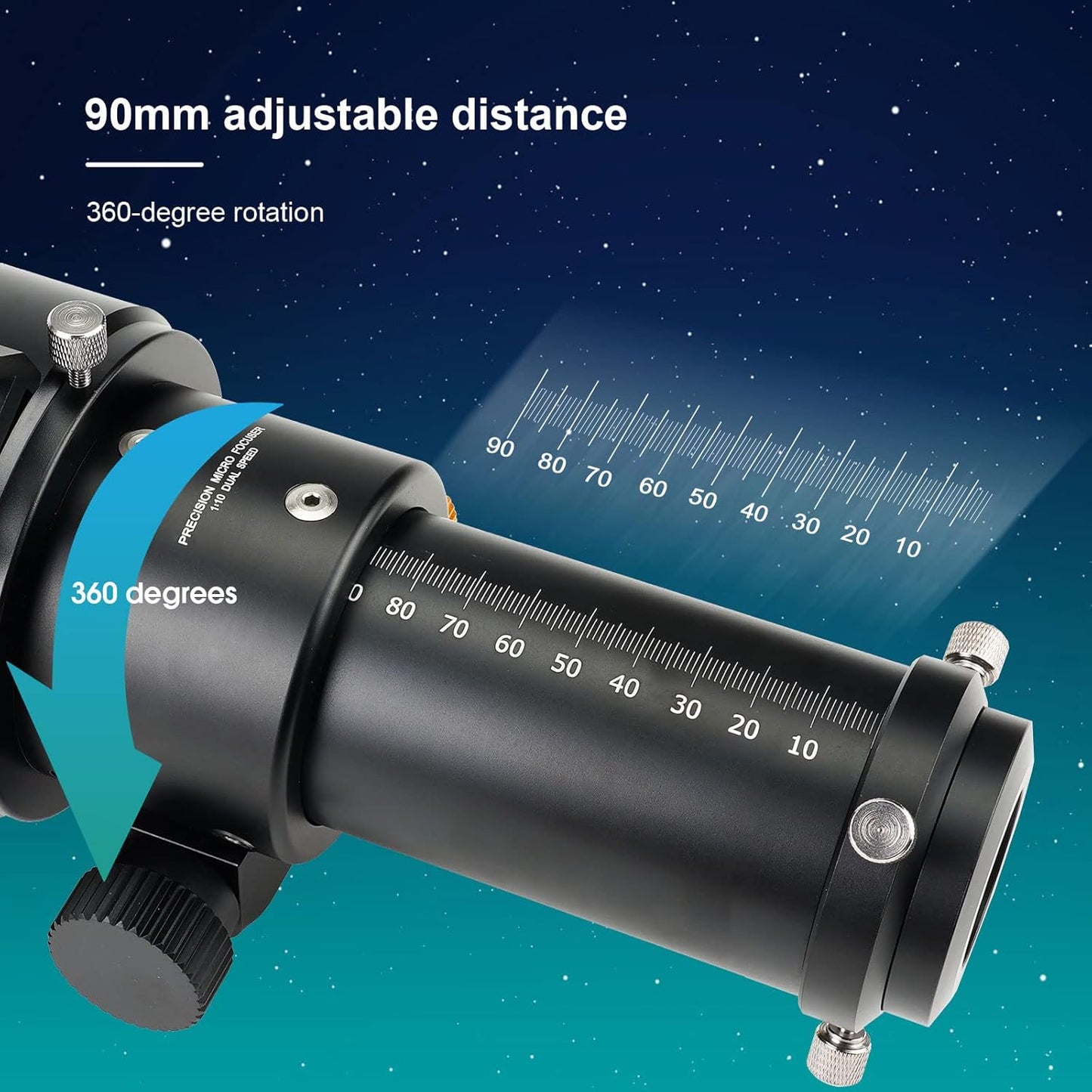 SV48P 90mm f/5.5 Astronomical Telescope - ED Lens and Dual Speed Focuser
