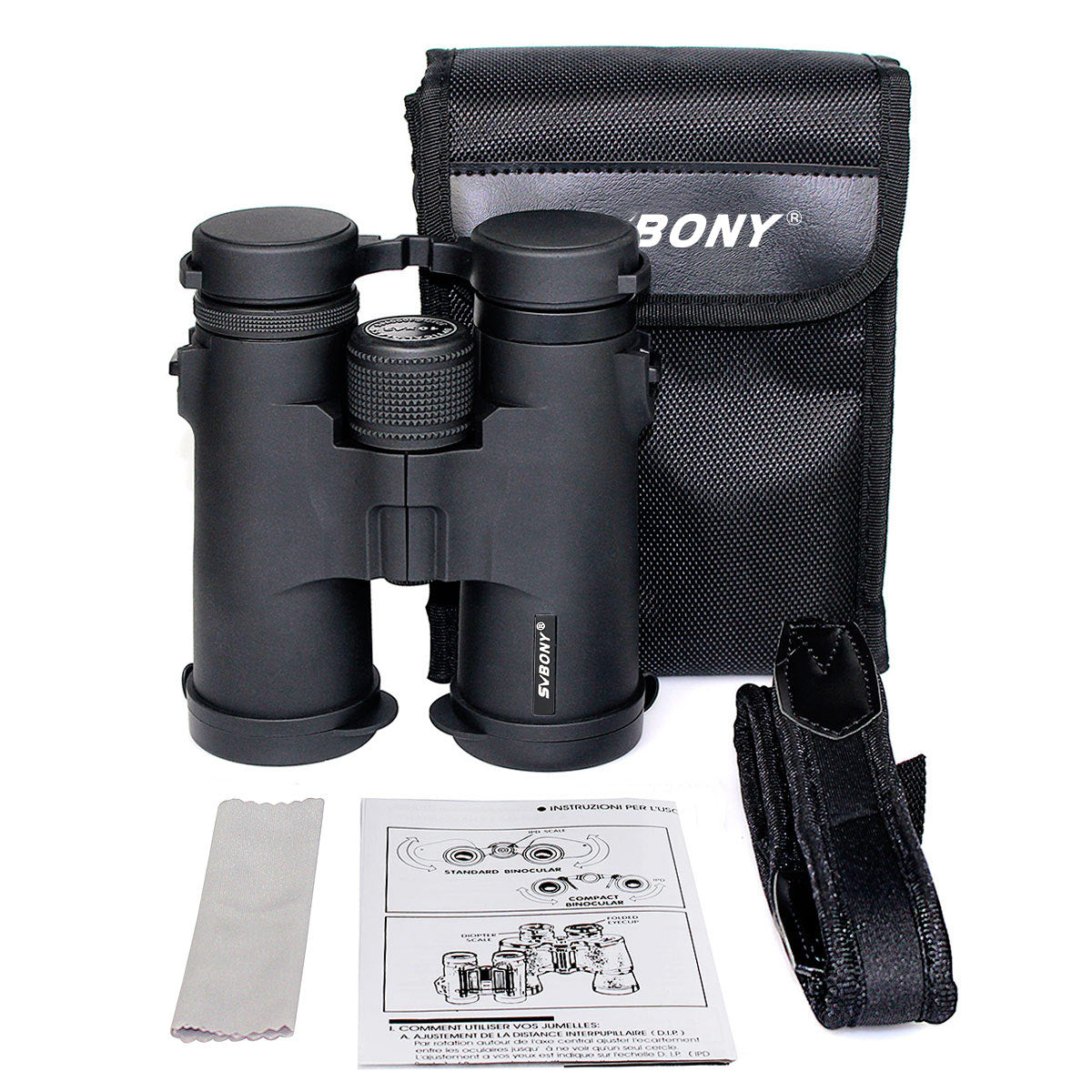 Binoculares Svbony SV21 10x42 con Gran Campo de Visión - Svbony