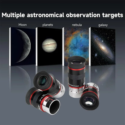 Oculaires Ultra Grand Angle 68° - 6mm, 9mm, 15mm, 20mm - SVBONY