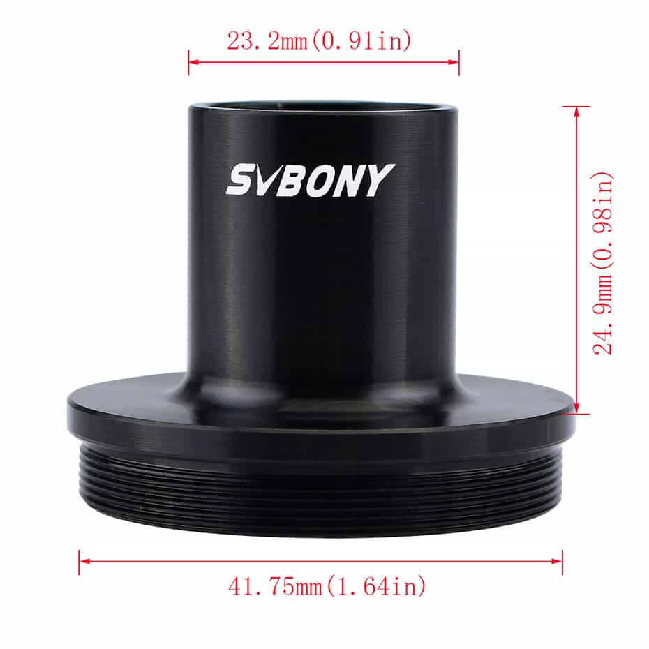 SVBONY 23.2mm Kit de montaje de objetivo T-Ring para cámaras digitales DSLR