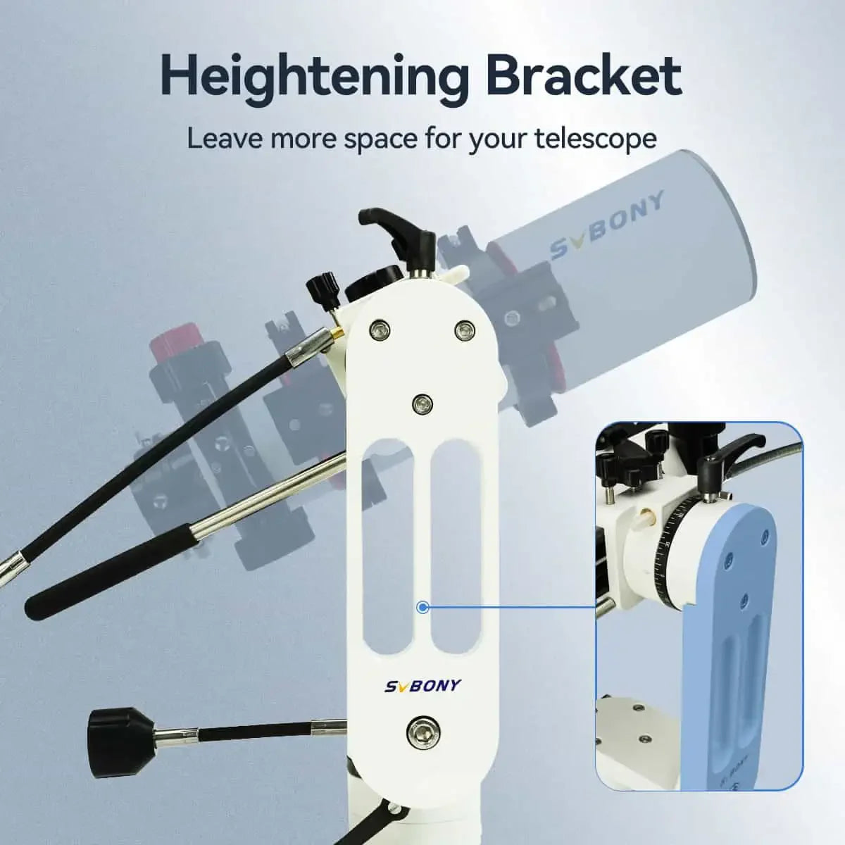 Support Télescope Alt-Azimuth SV225 à Angle Ajustable pour Astronomie Visuelle - SVBONY