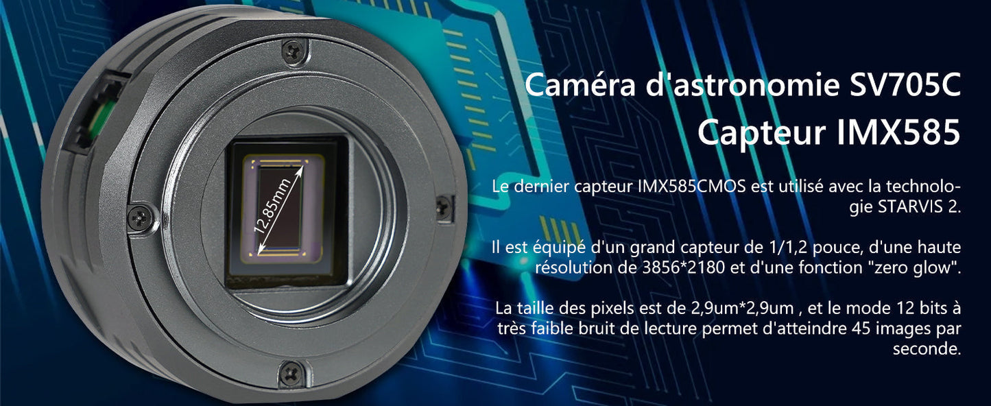 SVBONY SV705C Planetary Camera with IMX585 CMOS Sensor