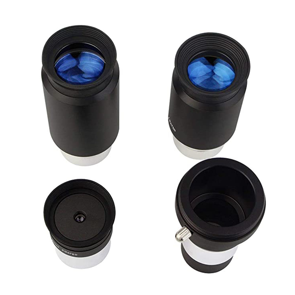 Ensemble d'Oculaires pour Télescope SVBONY avec Lentille Barlow 2x et Design Plossl à 4 Éléments (6,3 mm, 32 mm, 40 mm) - Astronomy Store